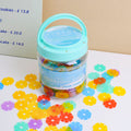 QM-8880 Transparent snowflake block blue bucket