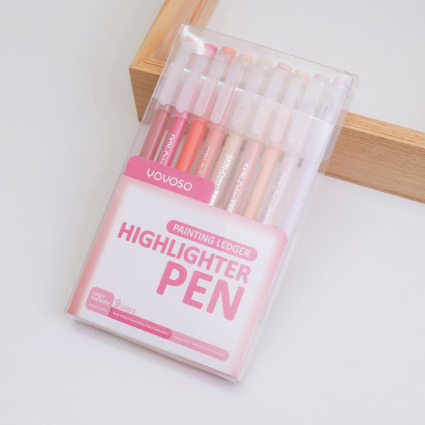Beauty Skin color Painting Ledger Highlighter 9PCS