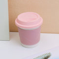 Simple leather mug - Pink