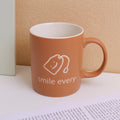 Cute 350ml mug - coffee color