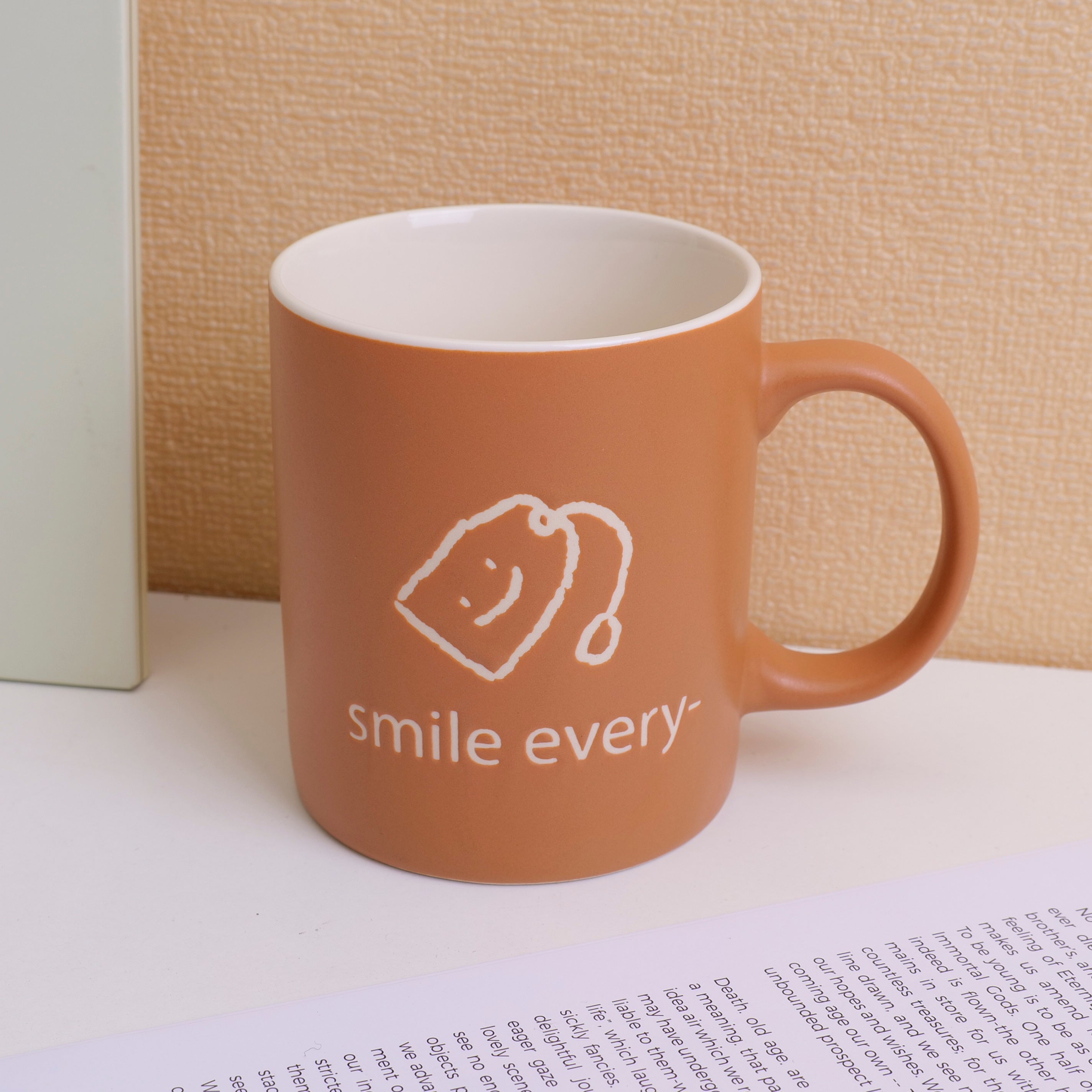 Cute 350ml mug - coffee color
