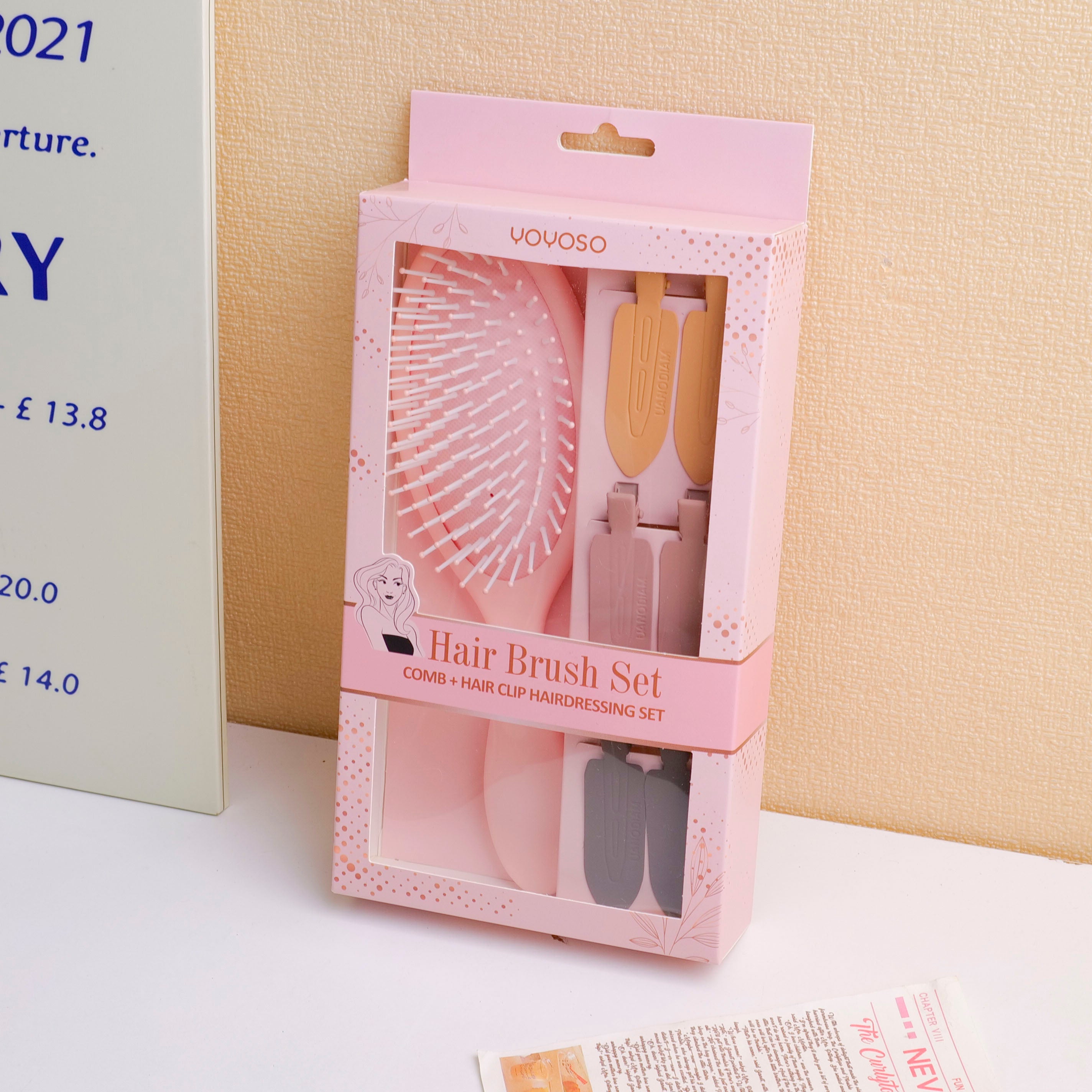 Comb + Hair Clip Hairdressing Set