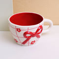 Bow mug 410ml- Red