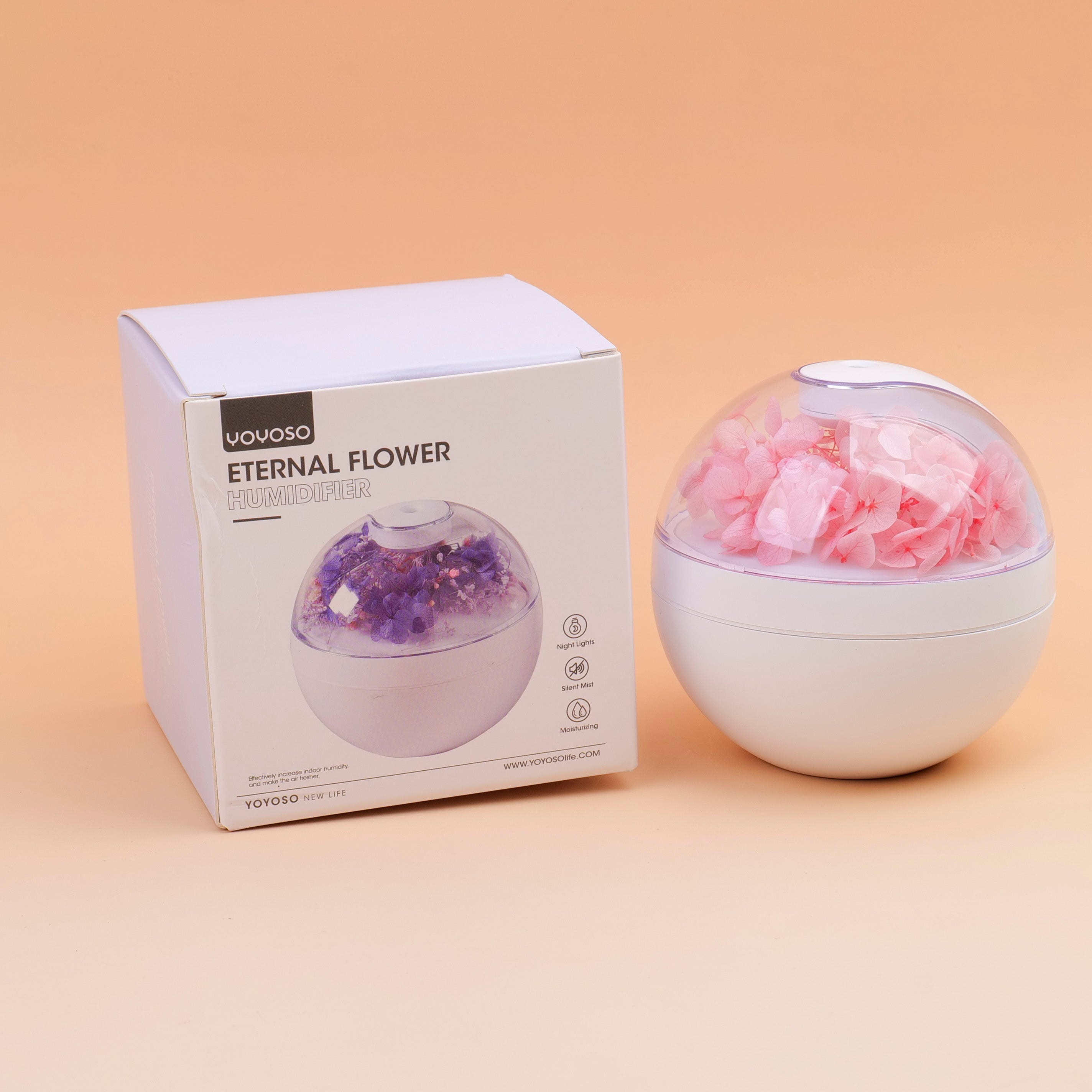 OFAN-505 Eternal Flower Humidifier - Pink