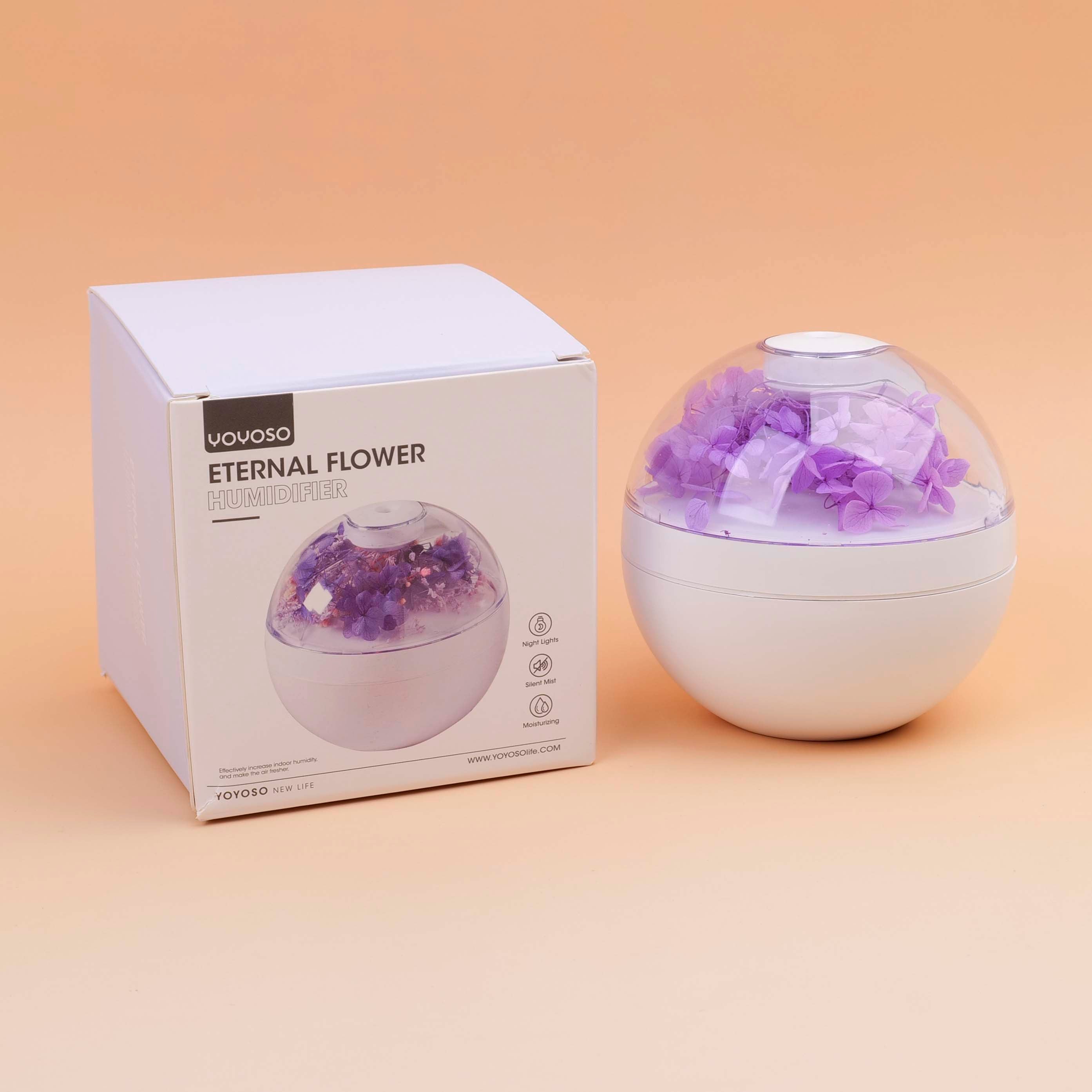 OFAN-505 Eternal Flower Humidifier - Purple