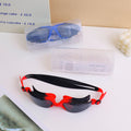 Gradient color adult swimming goggles
