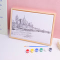 Street View Color Painting with frame paint + paint pen