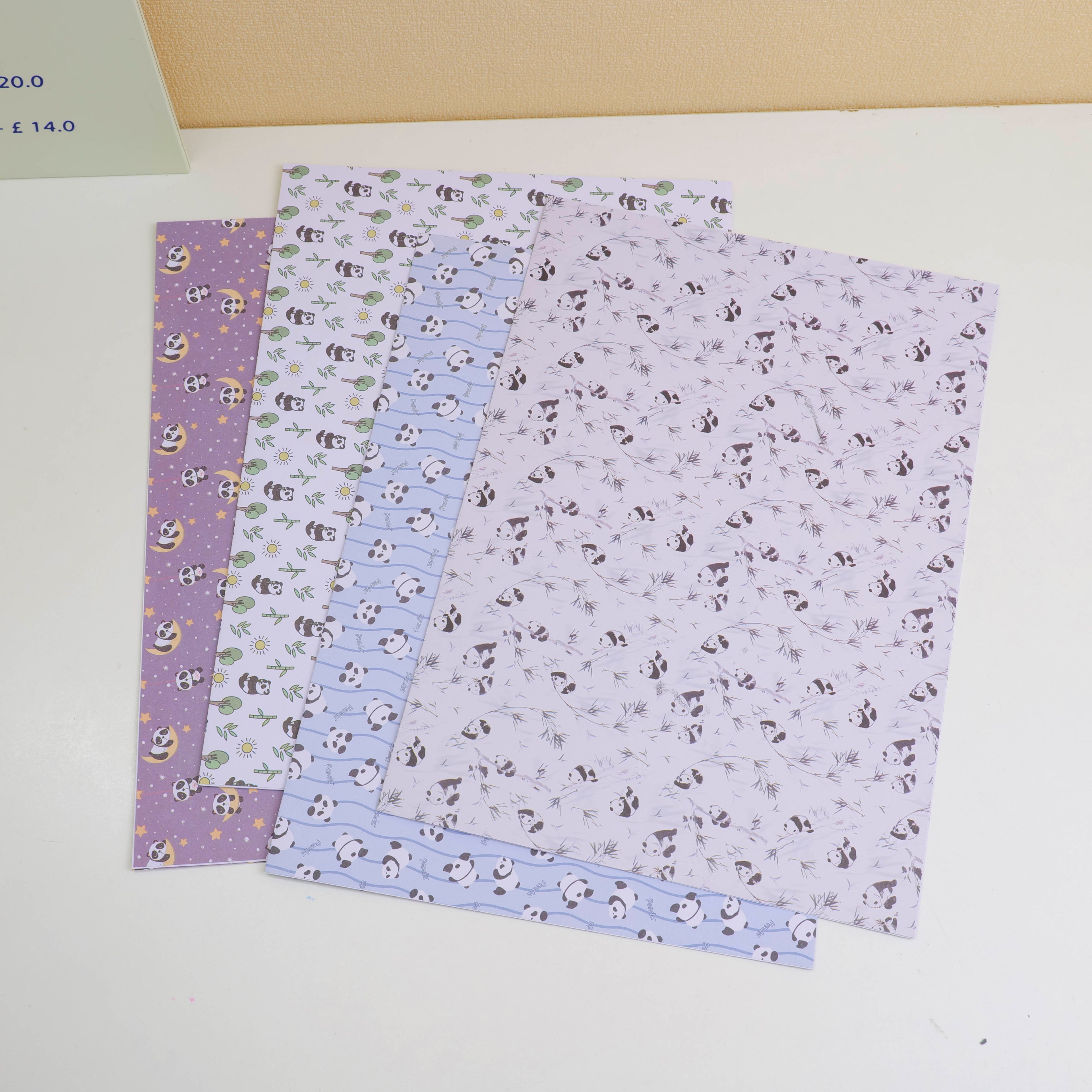Panda Story Wrapping paper