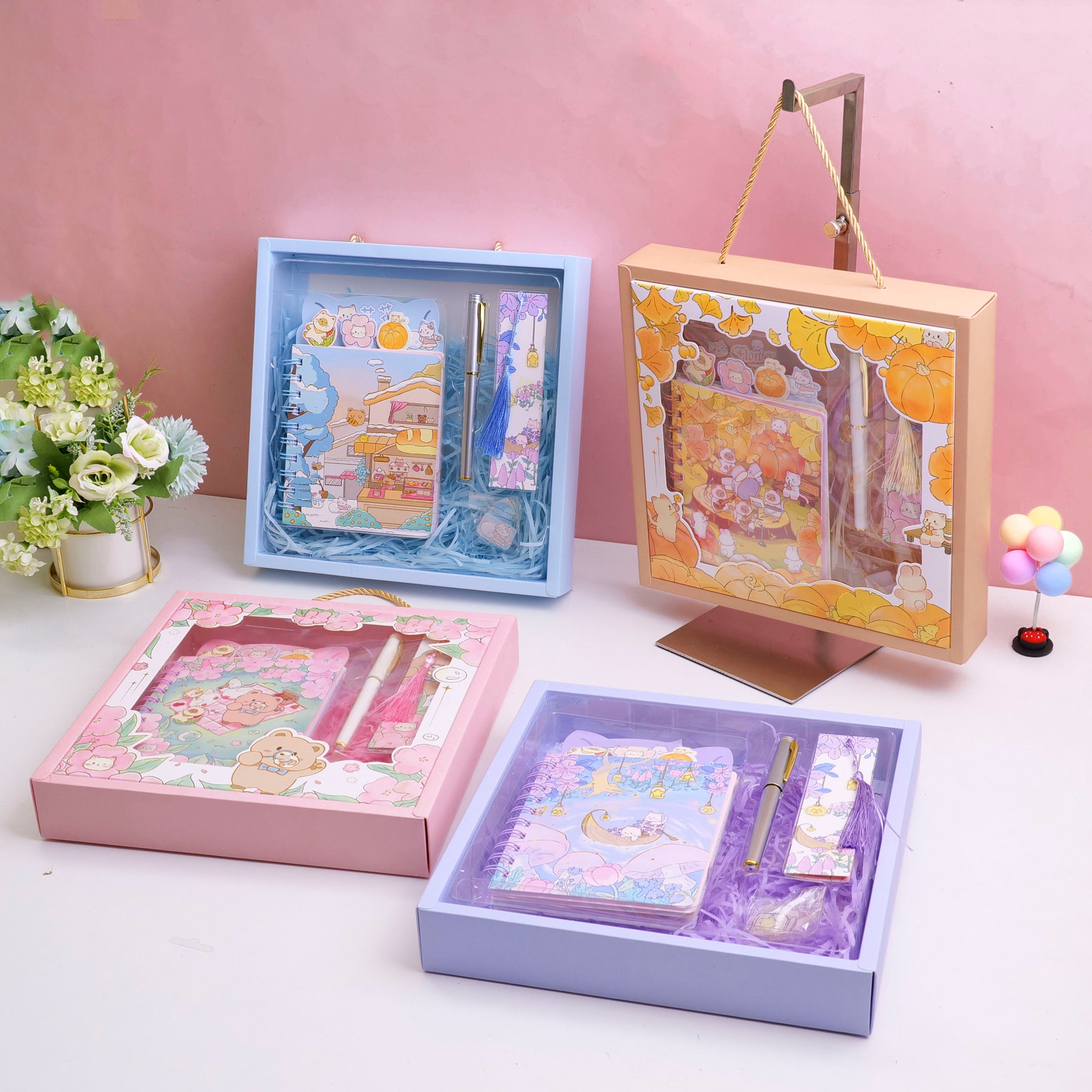 Flower concert stationery set
