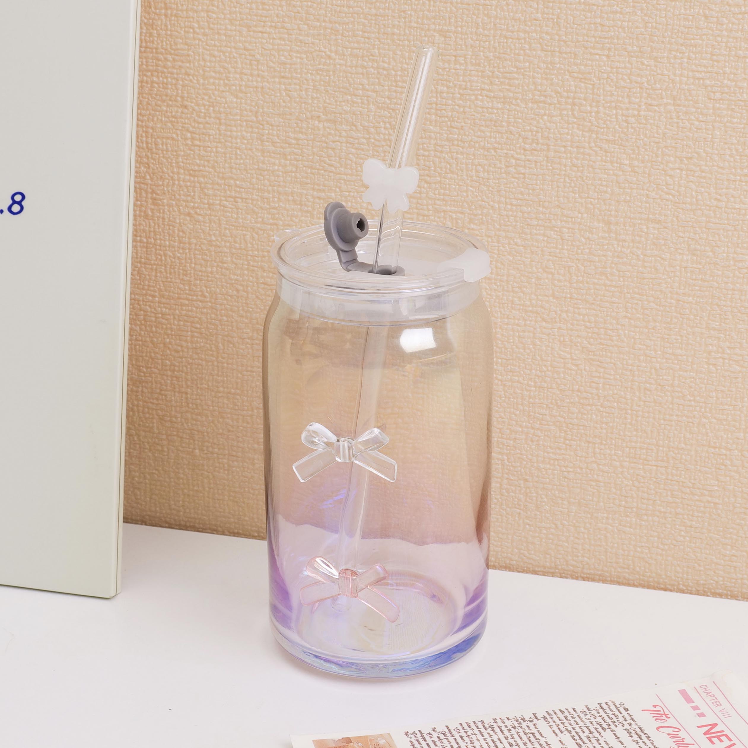Simple glass cup450ml