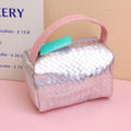 Silver series packing pillow cosmetic bag