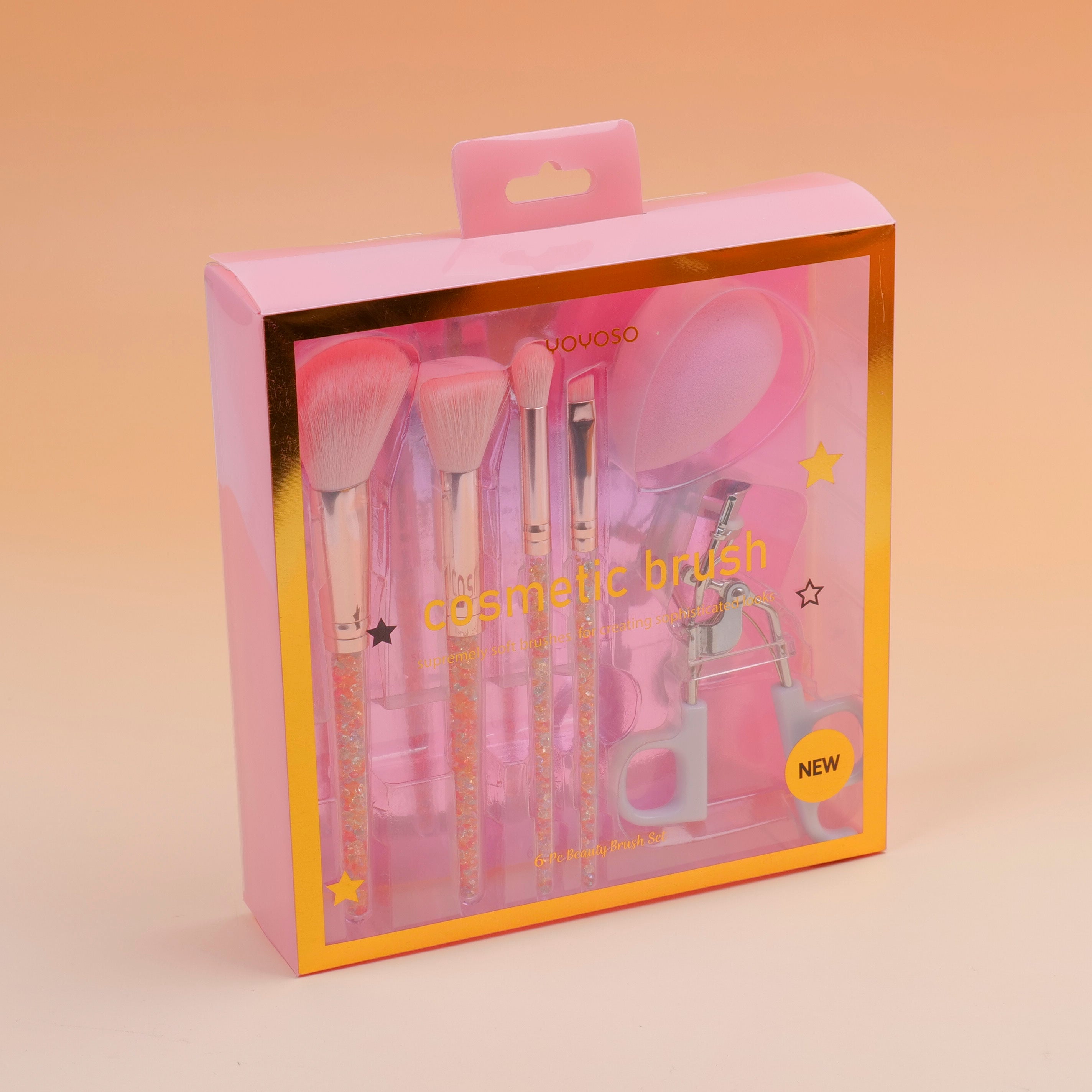 4PCS inner drill series + Powder eyelash curler set