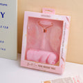 Pink massage + makeup remover set