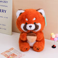 Milk tea small Brown Bear series - Sitting plush doll -35cm