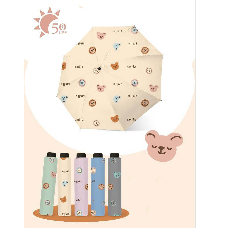 Smile four fold umbrella