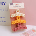 Mocha Mousse Series - Claw clip set (3 pcs)