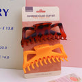 Mocha Mousse Series -OVERSIZE claw clip Set (2 pcs)