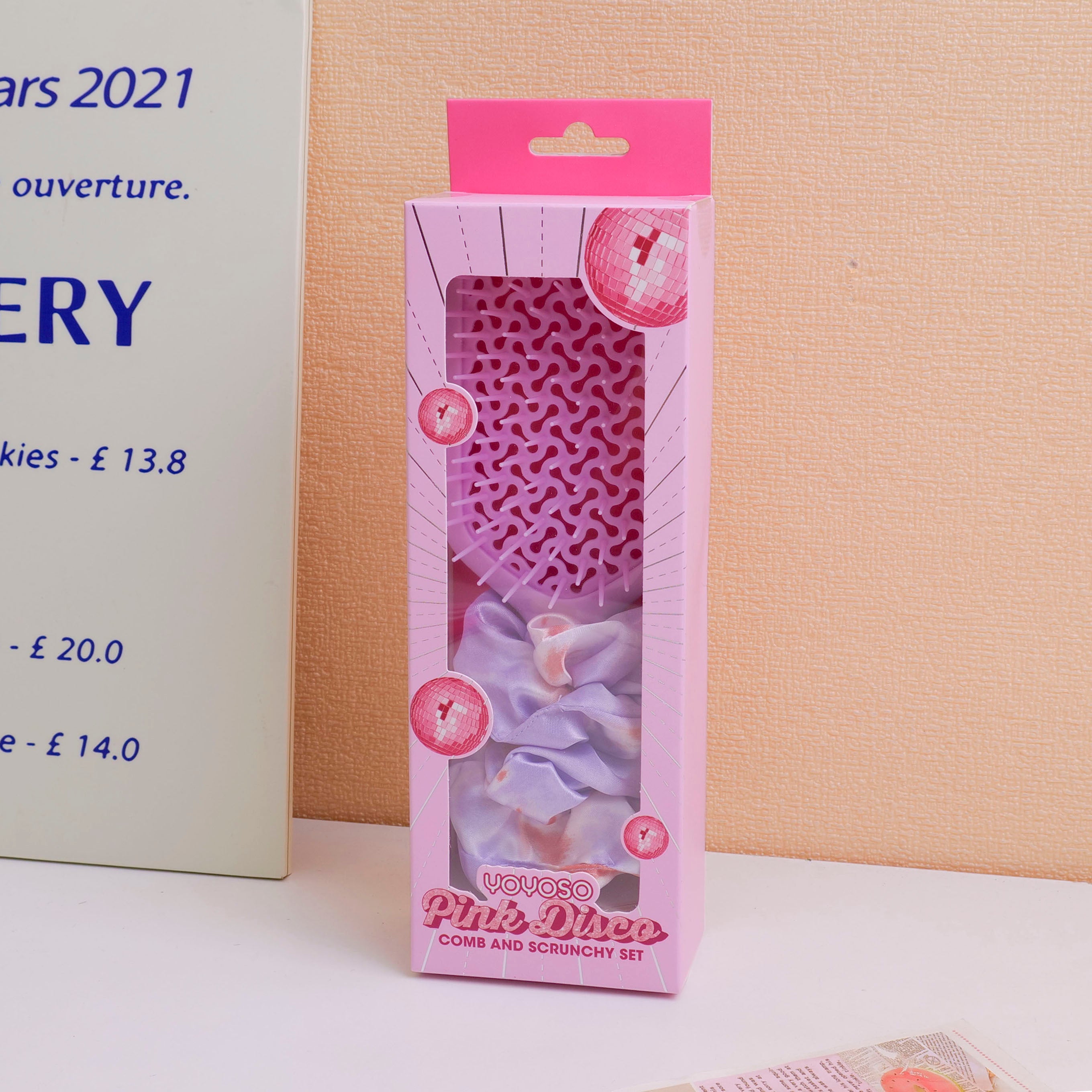 Pink Disco Series - Comb and scrunchy set