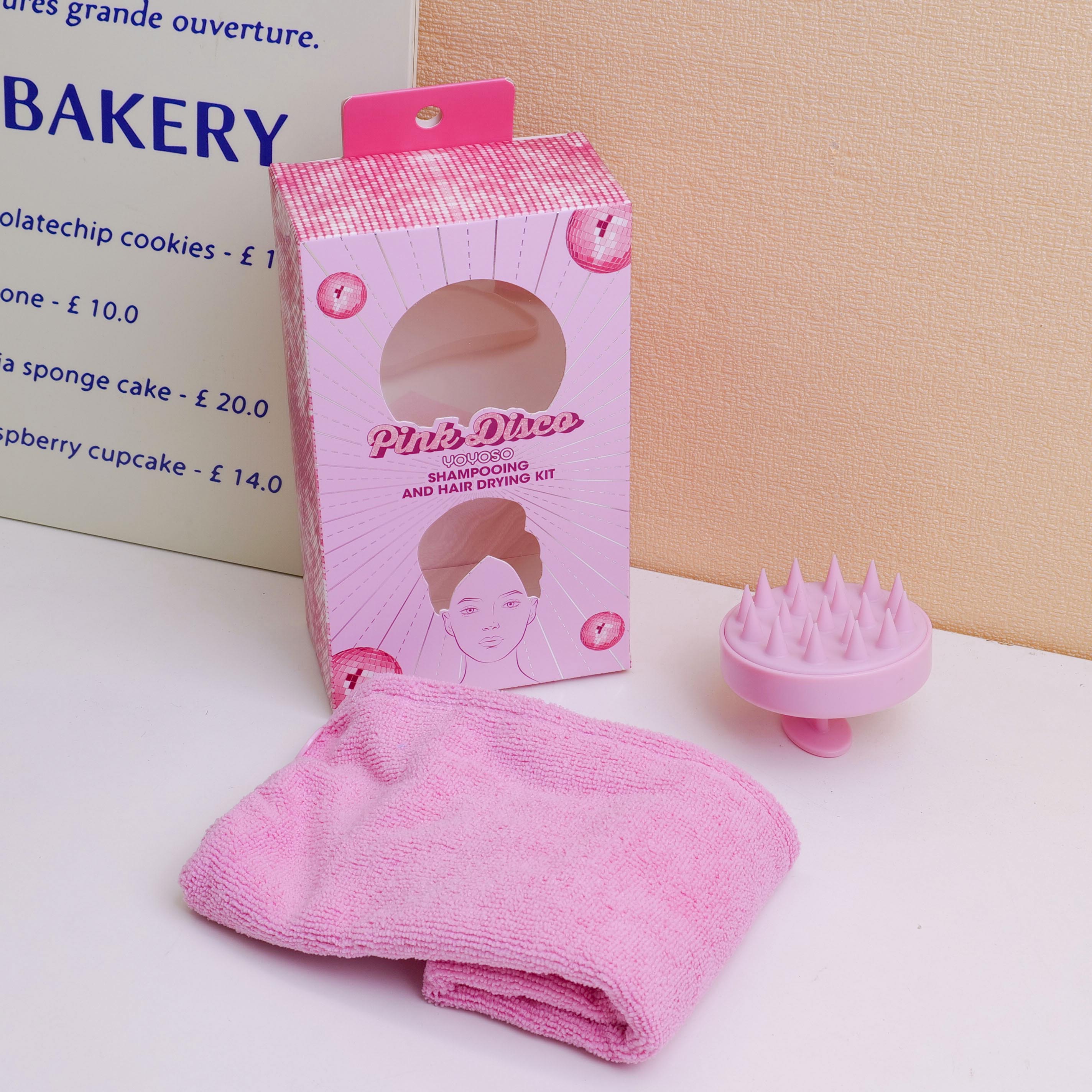 Pink Disco Series - Shampooing and hair drying kit