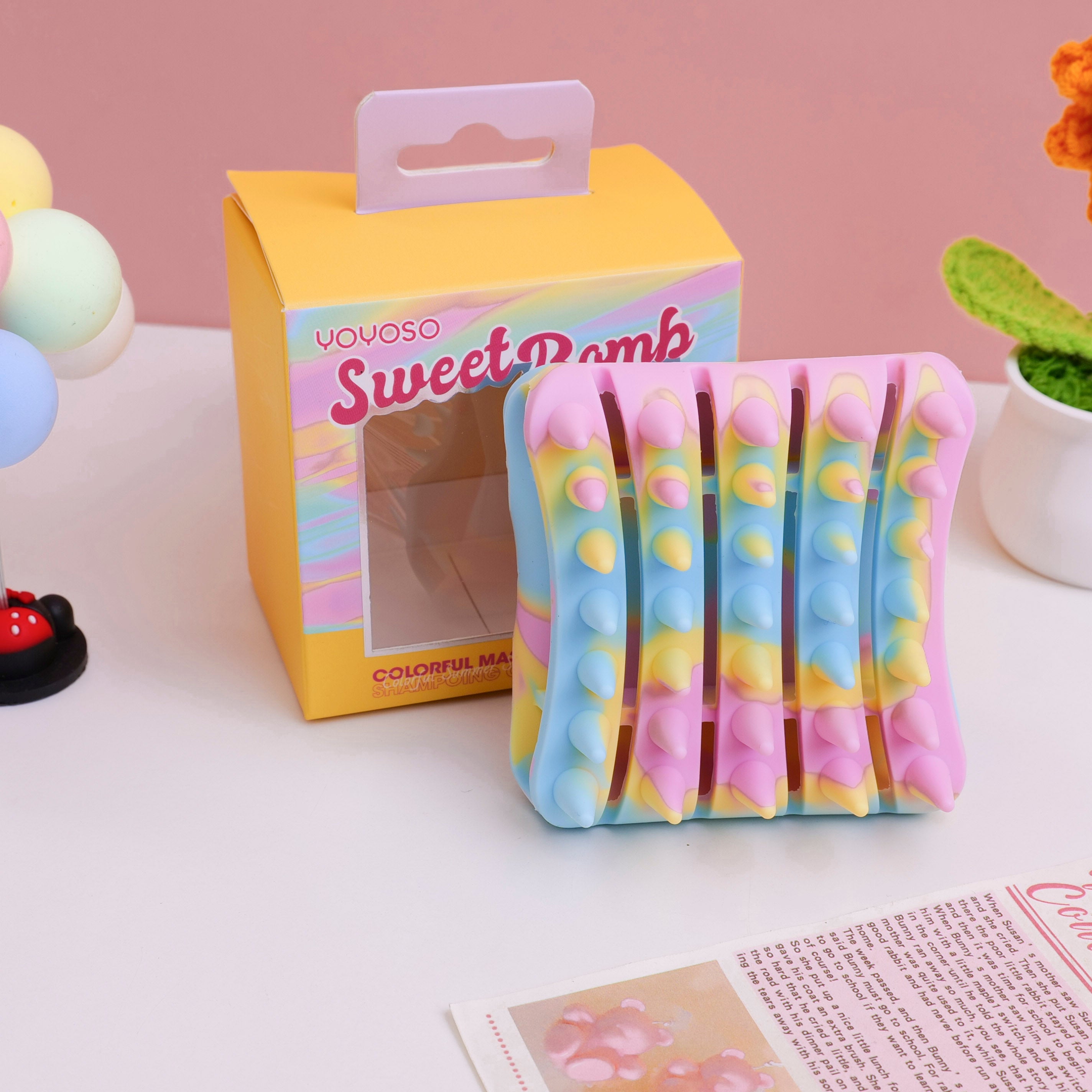 Colorful Summer Series - Colorful massage shampoing comb