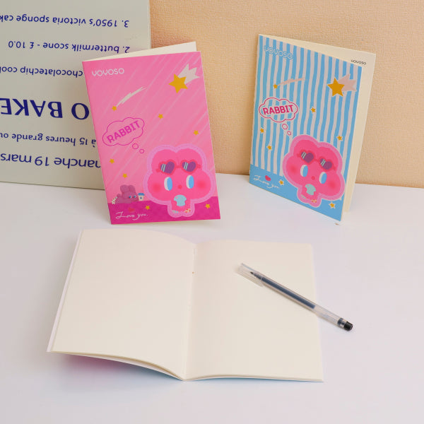 Rabbit YOYO Series - Suture Notebook B5 (2 pack) - 30PCS Suture Pages