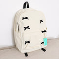 Bowknot Girl Backpack-White