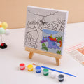 DIY Paint Art-Dinosaur 15*15 (With Easel)