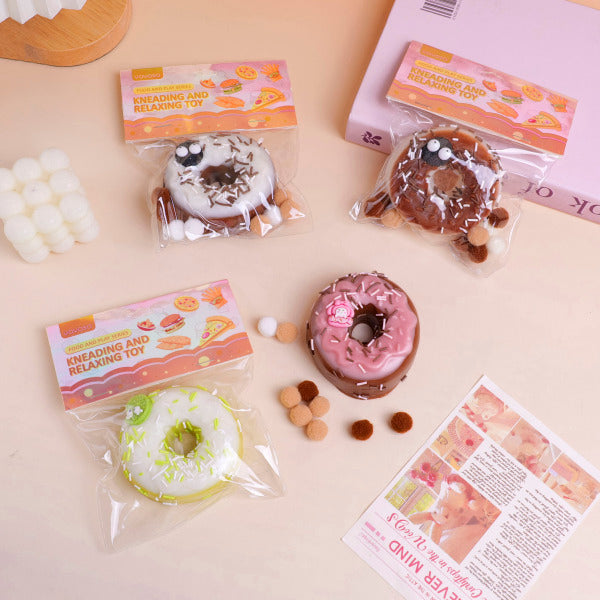 Food and Play Series - donut kneading and relaxing toy