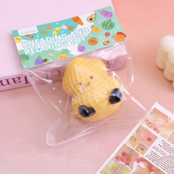 Farm Series - TLSQ10 cream farm peanut kneading and relaxing toy
