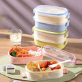 Double layer handle lunch box -850ml+750ml