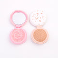 Chocolate Almond Crispy Ice Cream Folding Comb Mirror