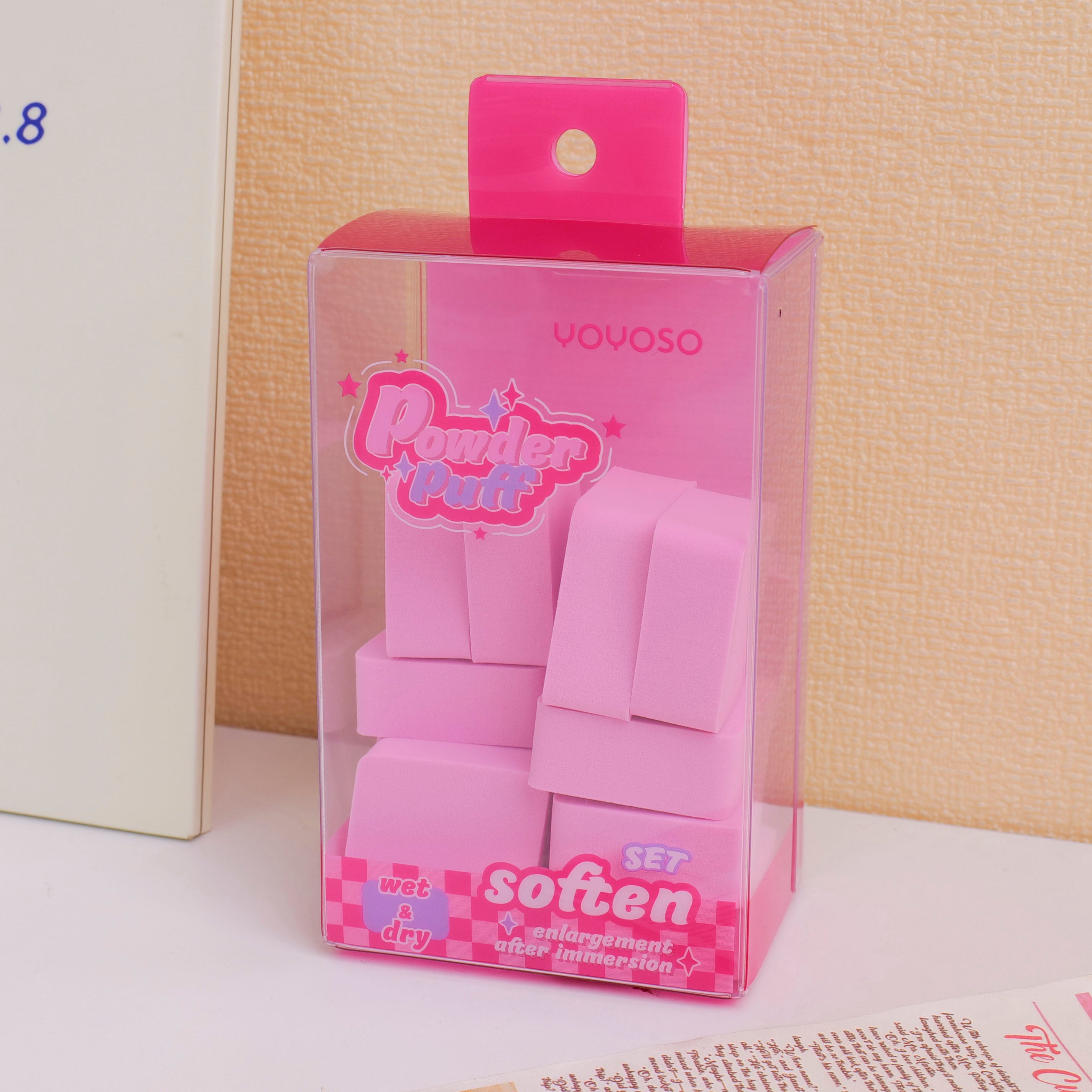 Skin-friendly Diamond-shaped Makeup Puff 12-pack Set