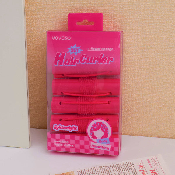 Flower-shaped Sponge Curling Iron 6-pack set