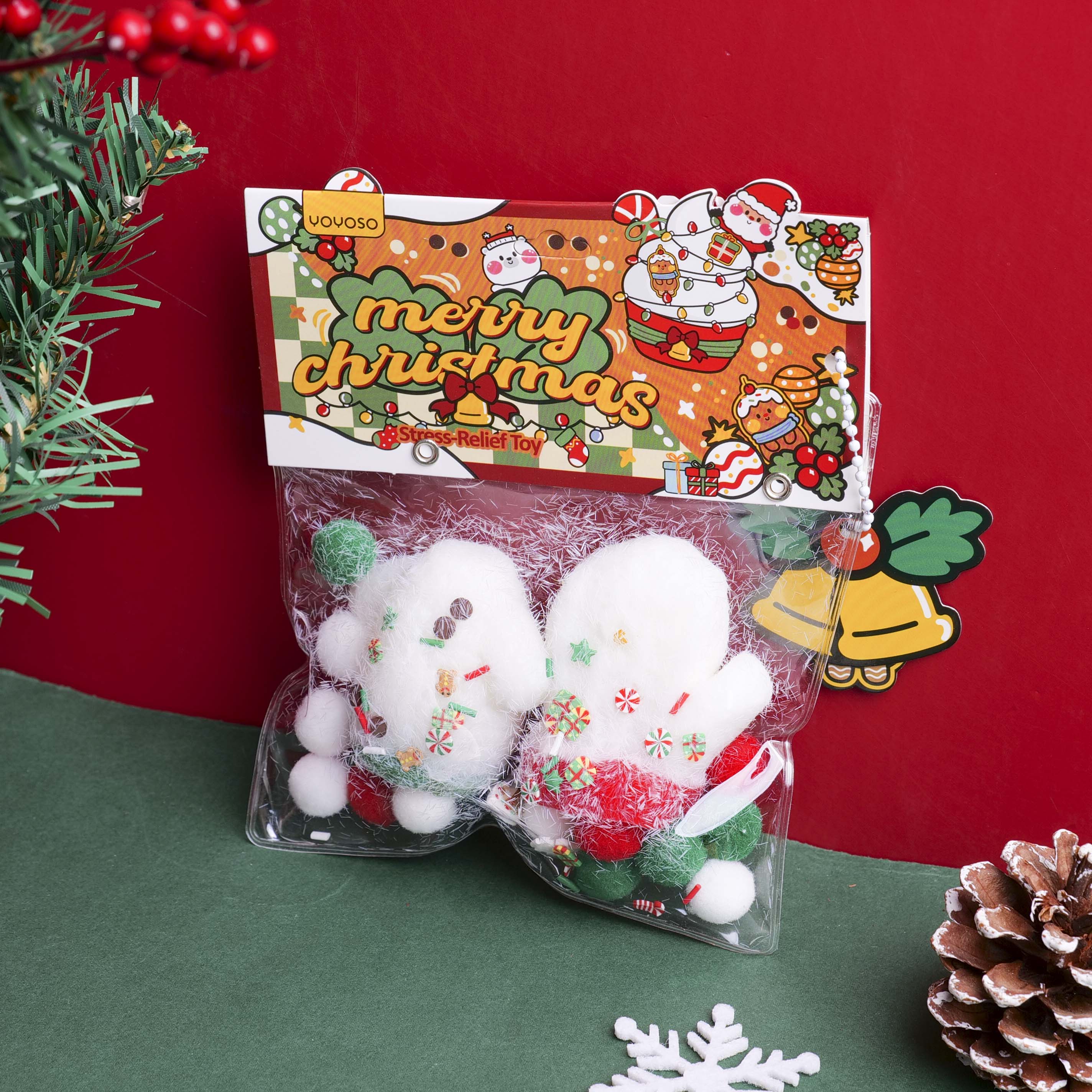 A126 Christmas Series - Warmth Set Squishy Stress-Relief Toy