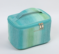 Gradient-colored Round Barrel-shaped Makeup Bag