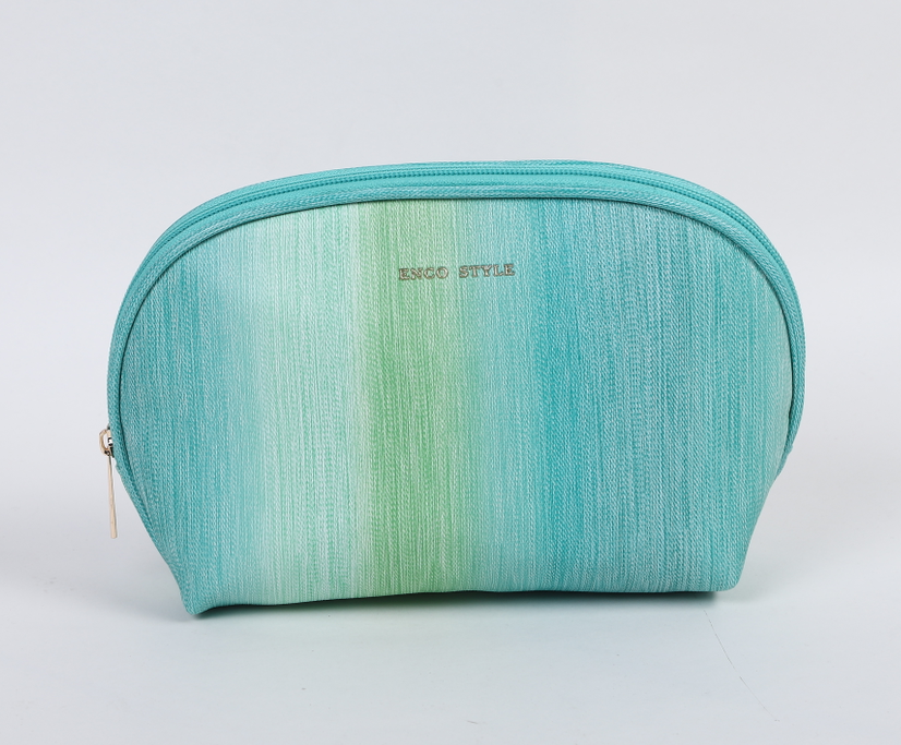Gradient-colored Semi-circular Makeup Bag