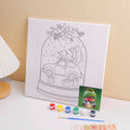 Christmas Series - Car DIY Pigment Painting 30*30 (with Pigments, without Frame)