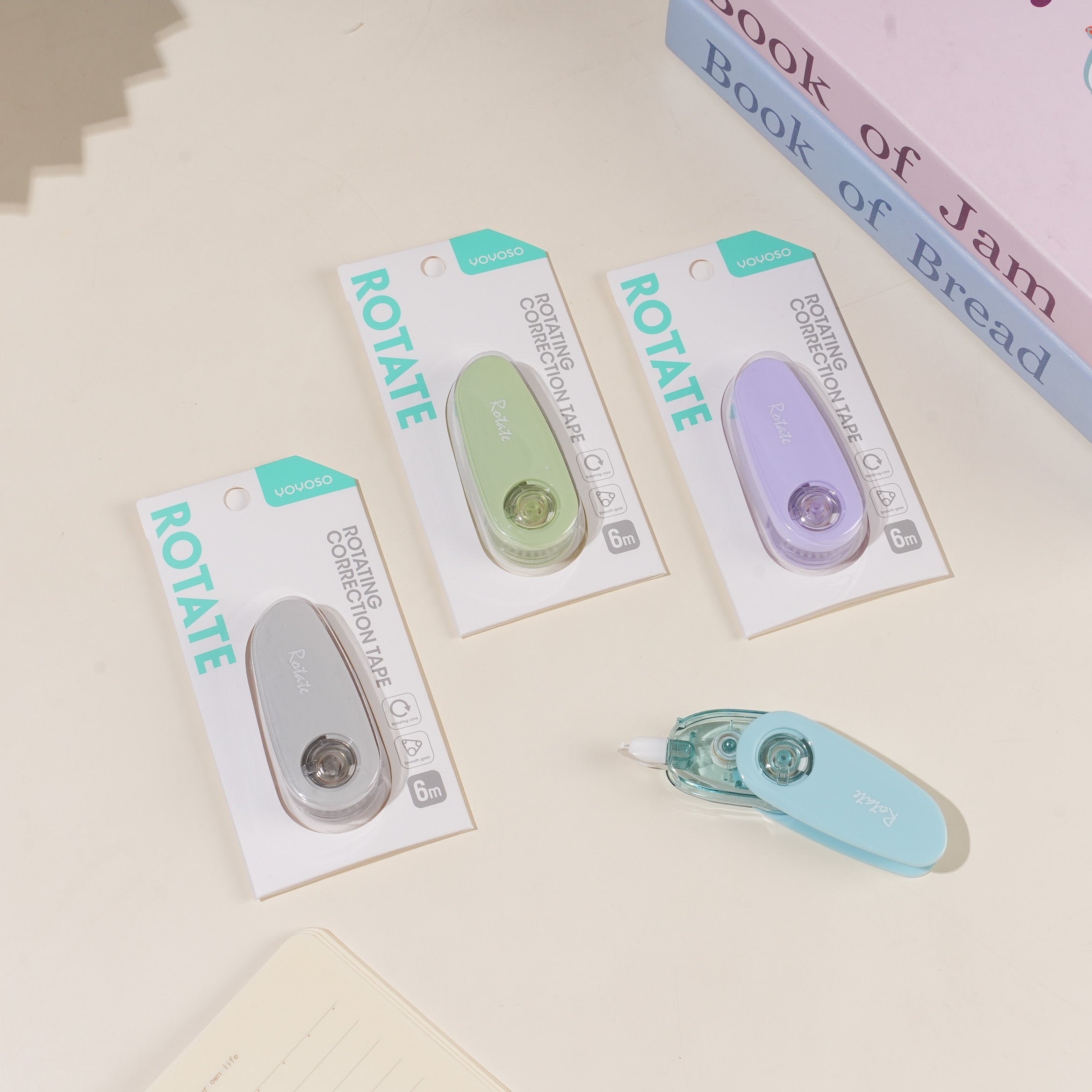 Macaron-colored Correction Tape 6m