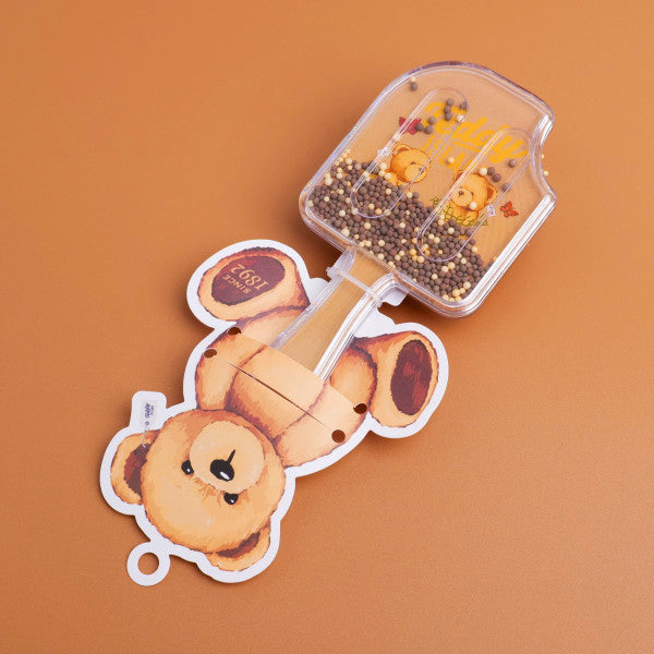 TEDDY ISLAND Series - Spring-outing-bear-shaped Ice-cream Air-cushion Comb
