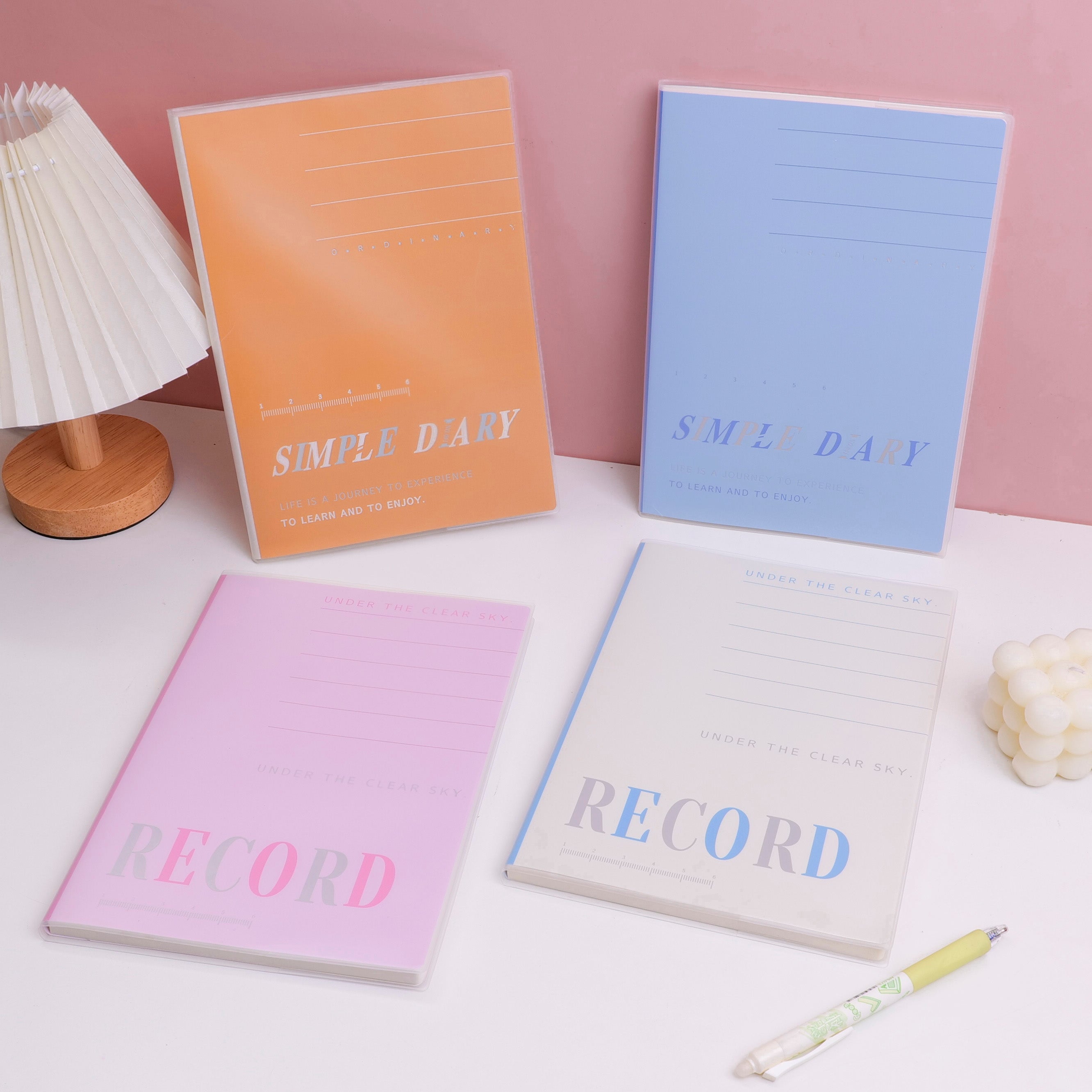 Old Memory Corridor Series - B5 Glue-bound Notebook - Ruled Inner Pages, 96 pcs