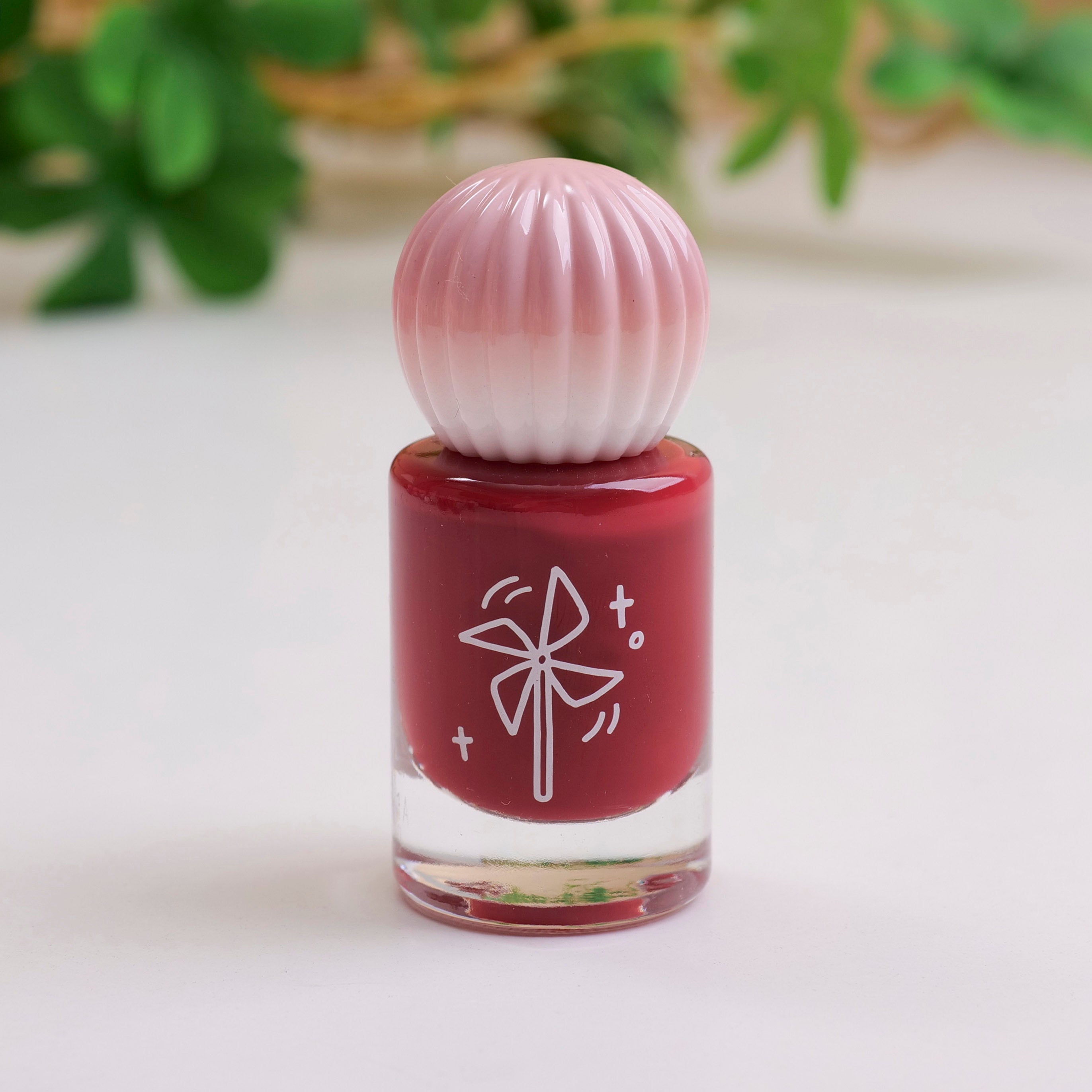 Marshmallow Quick-drying and Fragrant Nail Polish - Red-Brown