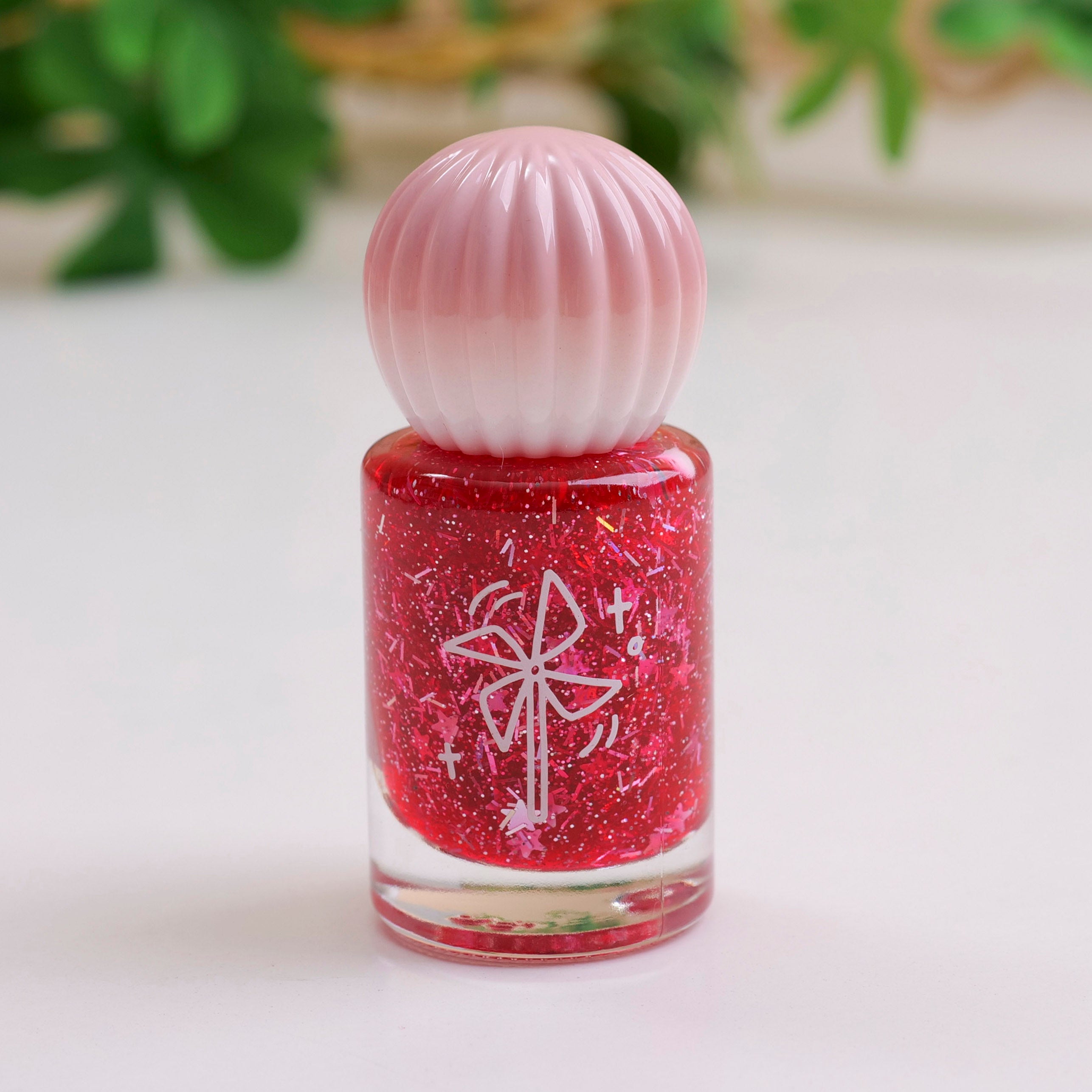 Marshmallow Quick-drying and Fragrant Nail Polish - Glittering Star Sea