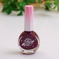 Honey Quick-drying and Fragrant Nail Polish - Gold-flecked Burgundy