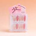 Sweetheart Girl Press-on Nails - Butterflies Dancing Gently, 10 pieces