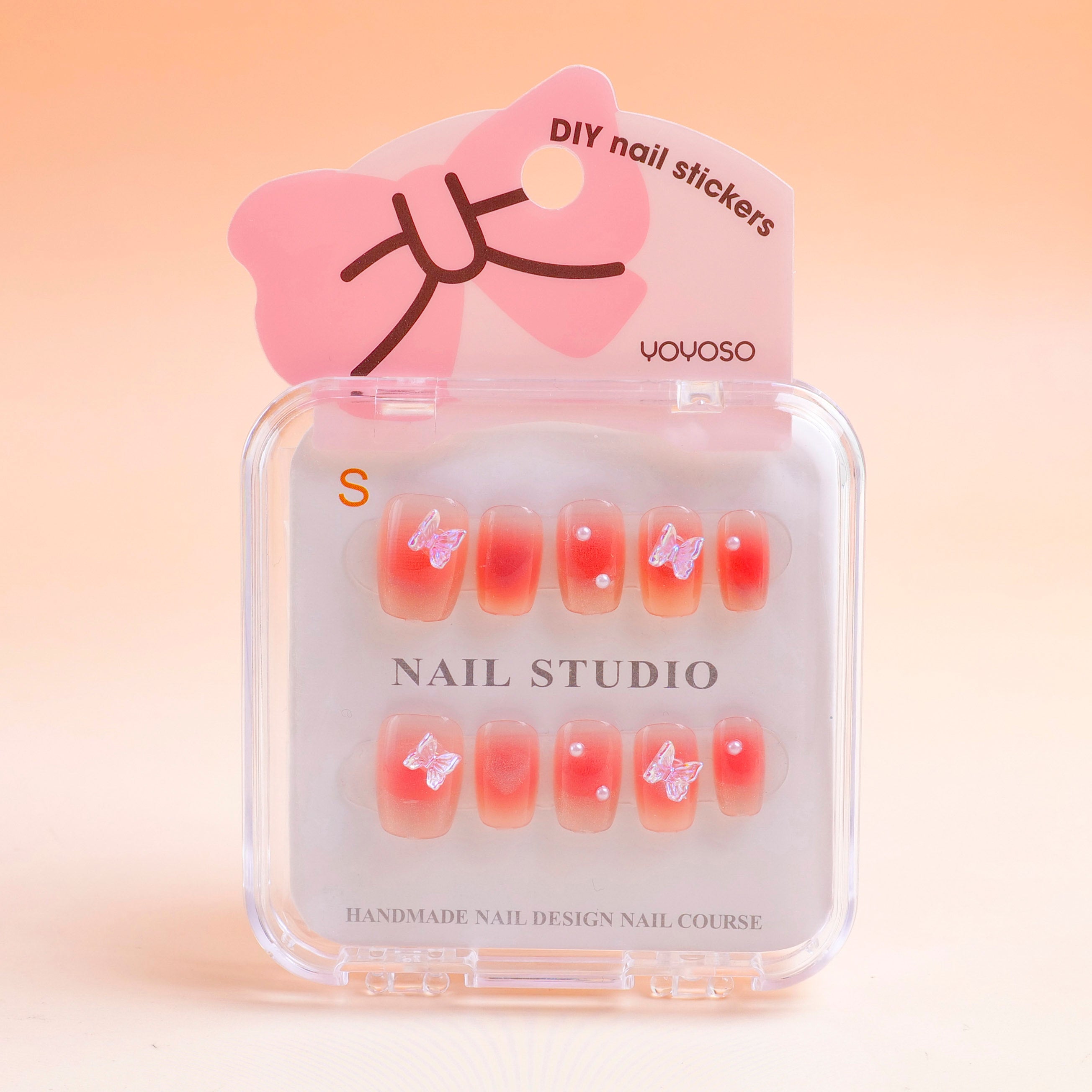 Sweetheart Girl Presson Nails - Starry Brilliance, 10 pieces