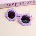 Musical Note Flower Children's Polarized Sunglasses - Purple