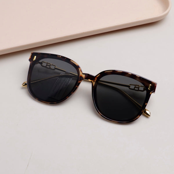 B-Letter Ladies' Sunglasses - Leopard Print
