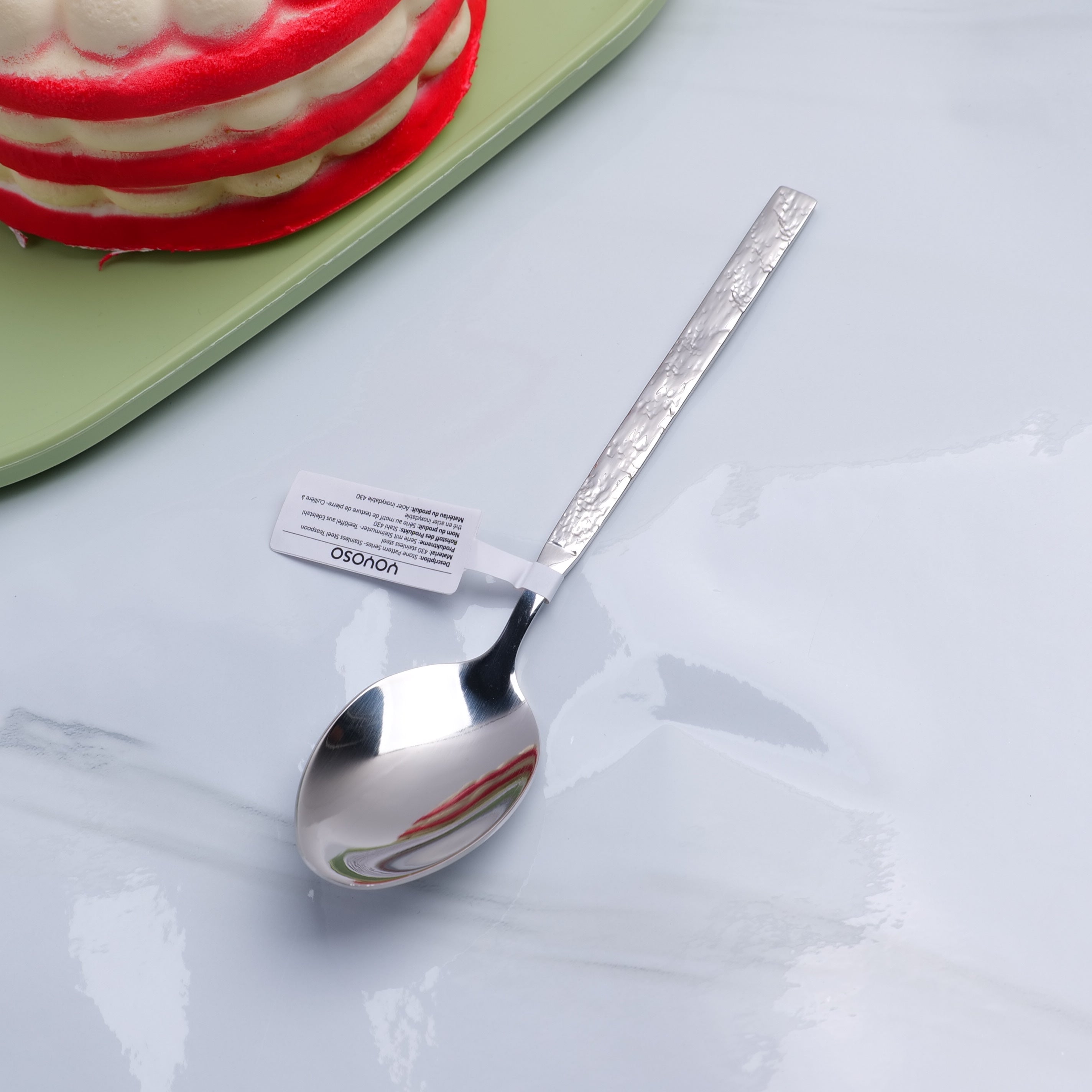 Stone Pattern Series - Stainless Steel Teaspoon