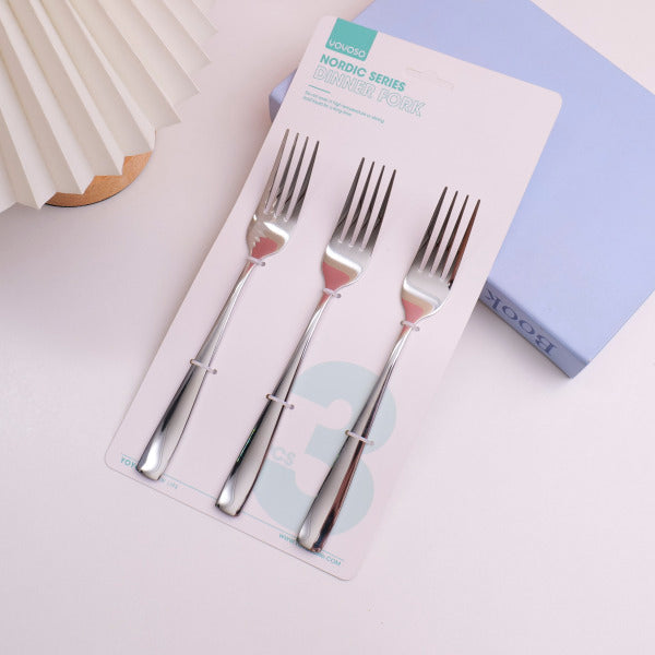 Nordic Series Dinner Fork 3 Pieces Set