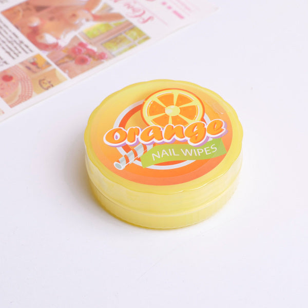 Faint Scent Orange Nail Polish Remover Wipes
